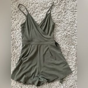 Abercrombie and Fitch green romper